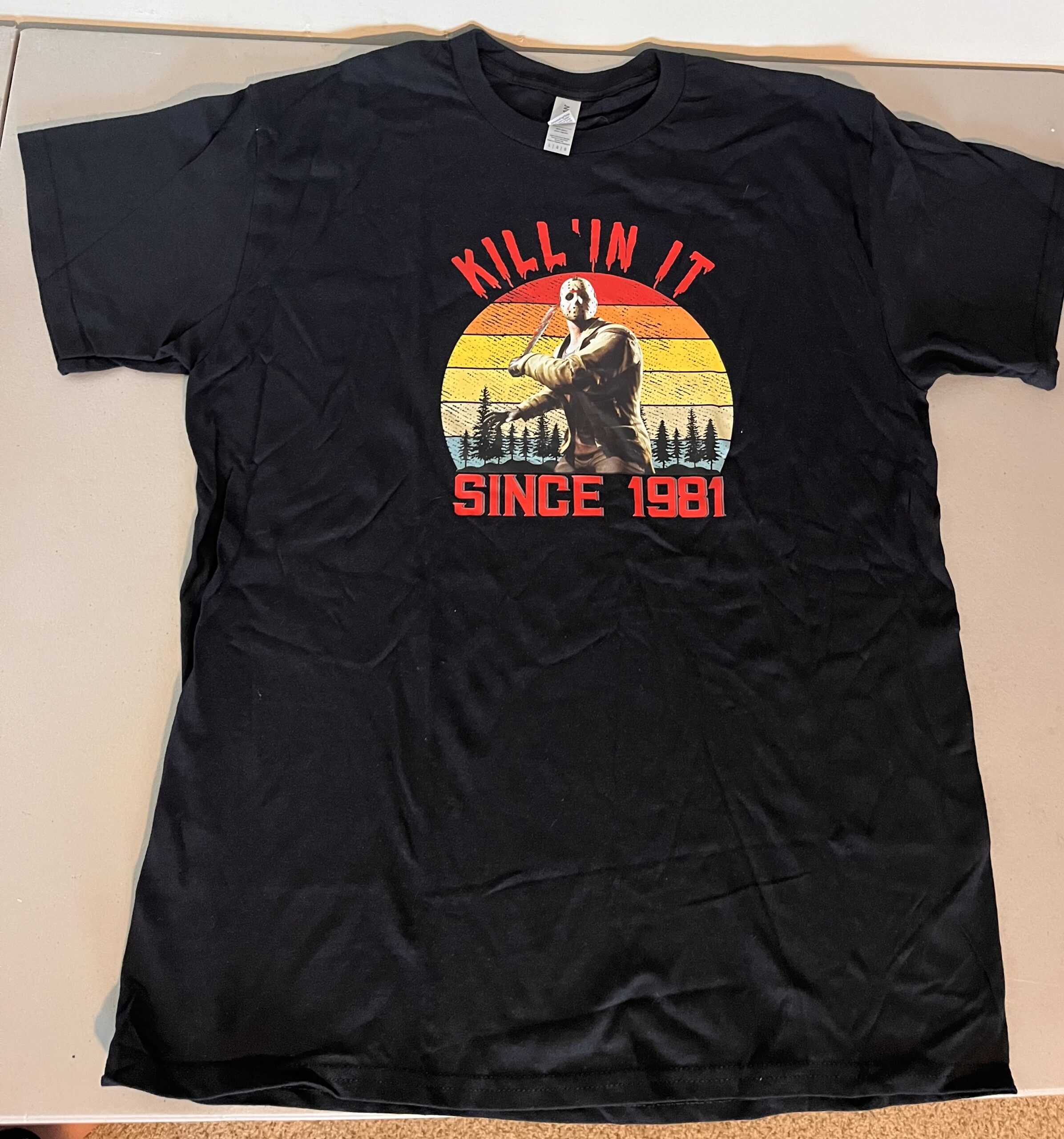 Jason Kill'in It T-Shirt Size L