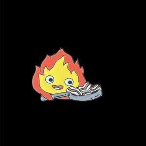 Calcifer & Bacon Pin