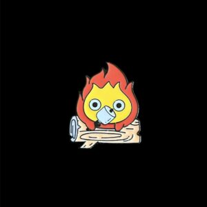 Calcifer & Marshmallow Pin