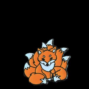 Fox with Tails Pin