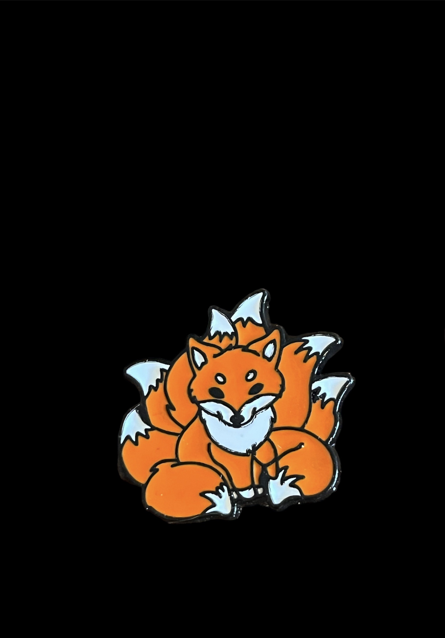 Fox with Tails Pin