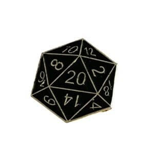 D20 Dice Pin