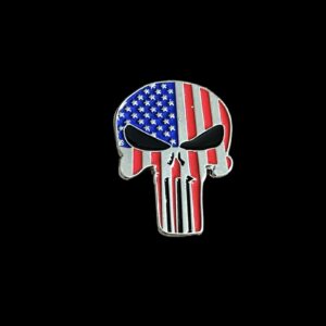 Punisher American Flag Pin