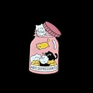 Cat Anti Depressant Pin