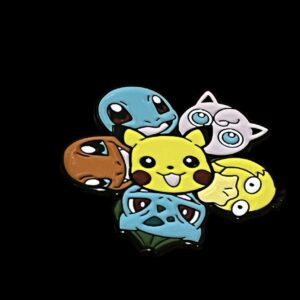 Pokemon Characters Circle Pin