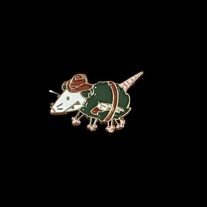 Cowboy Possum Pin