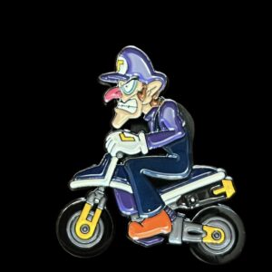Waluigi Mario Kart Pin