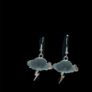 Blue Thunderstorm Earrings