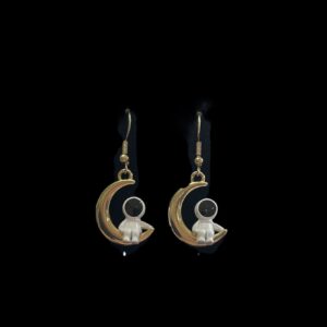 Astronaut on Moon Earrings