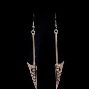 Silver Spear Earrings