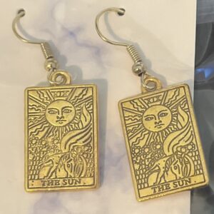 The Sun Tarot Card Earrings