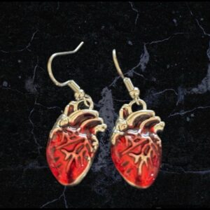 Anatomically Correct Heart Earrings