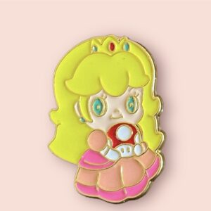 Princess Peach Mario Pin