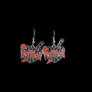 Horror Heart Earrings