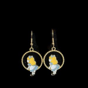 Alice in a Circle Earrings