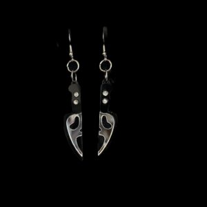 Ghostface Knife Halloween Earrings