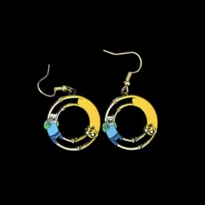 Adventure Time Circle Earrings