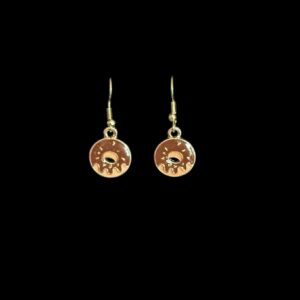 Chocolate Donut Earrings