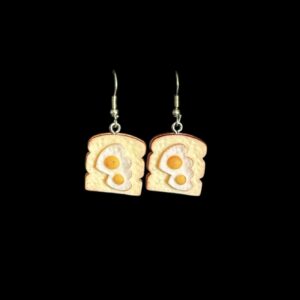 Eggs on Toast Earrings