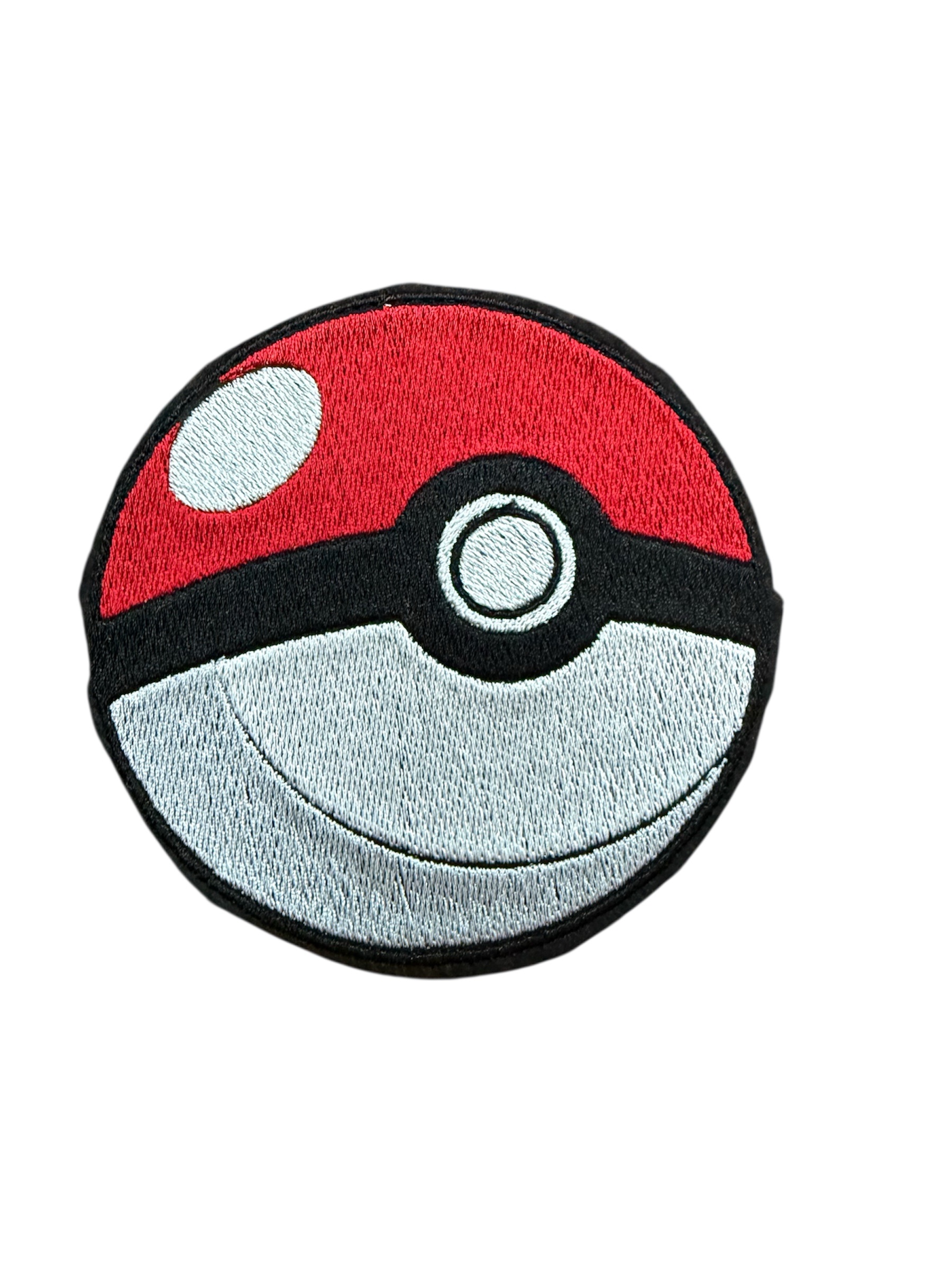 Pokeball Pokemon Iron On Embroidered Patch