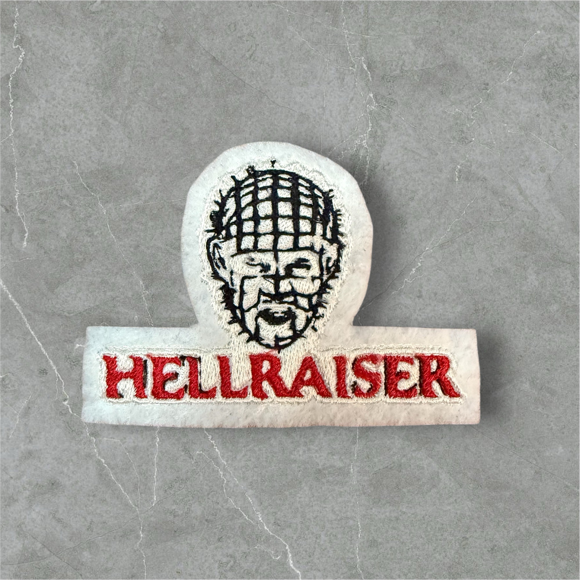 Hellraiser Iron On Embroidered Patch