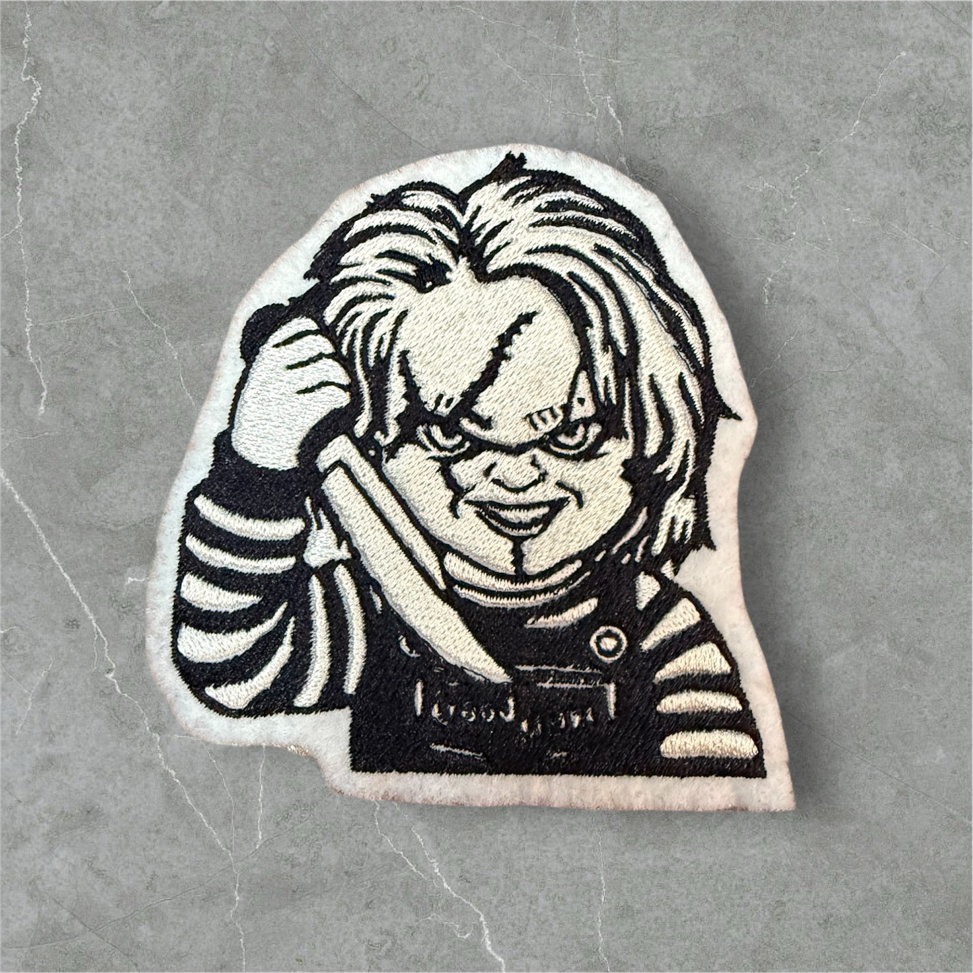 Chucky iron On Embroidered Patch
