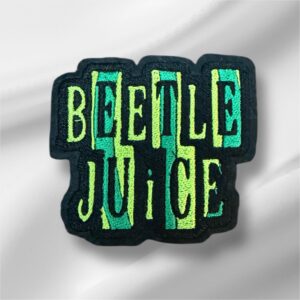 BeetleJuice Iron On Embroidered Patch