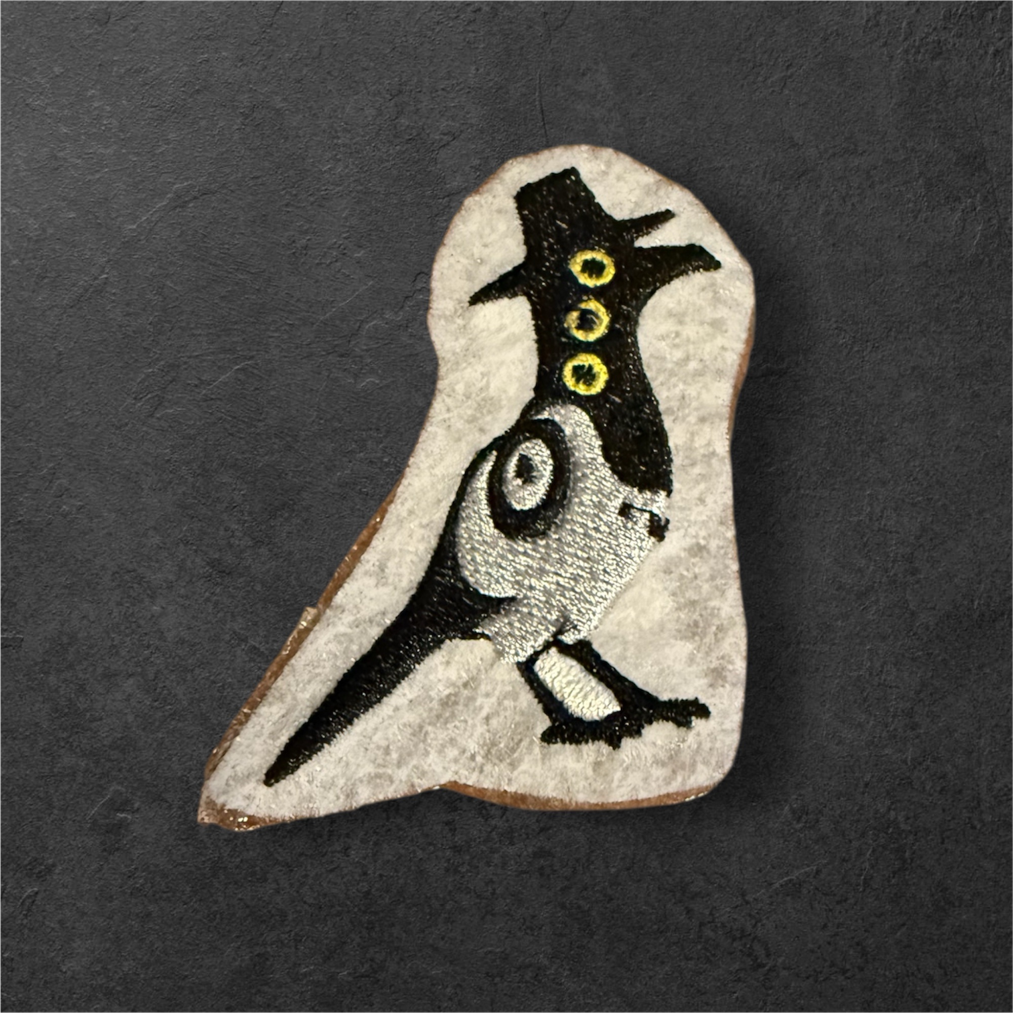 Kpop Demon Hunters Pigeon Iron On Embroidered Patch