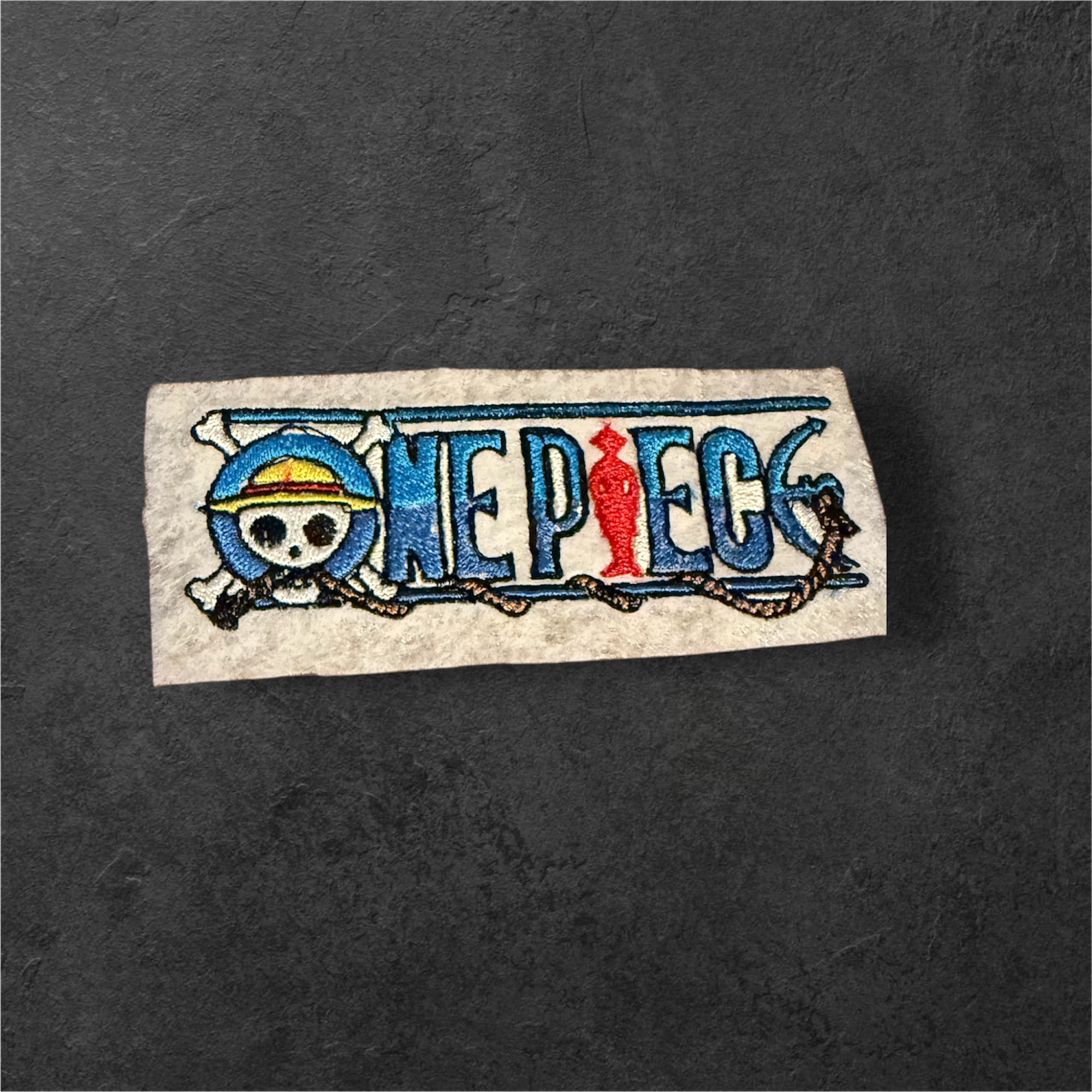 One Piece Iron On Embroidered Patch