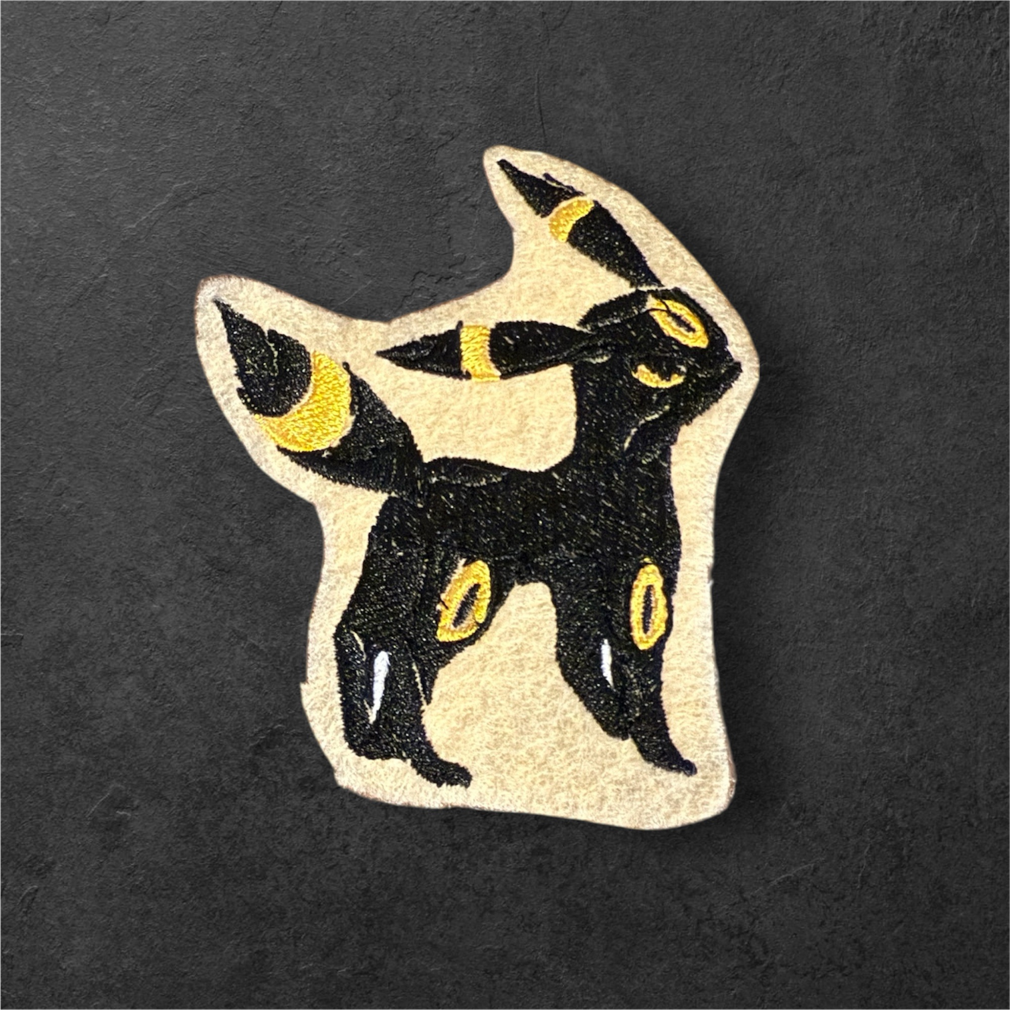 Umbreon Pokemon Iron On Embroidered Patch
