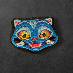 K-pop Demon Hunter Derpy Tiger Iron On Embroidered Patch