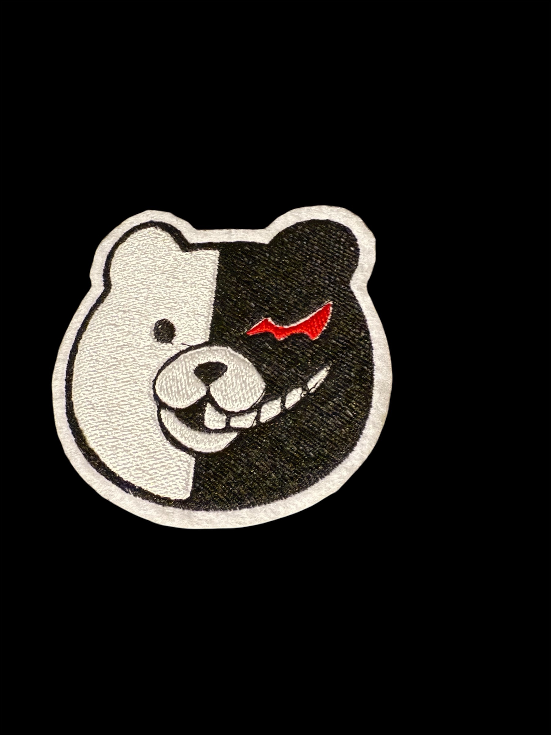 Danganronpa Monokuma Bear Embroidered Iron On Patch
