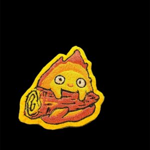 Calcifer Embroidered Iron On Patch