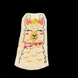 Llama Iron On Embroidered Patch