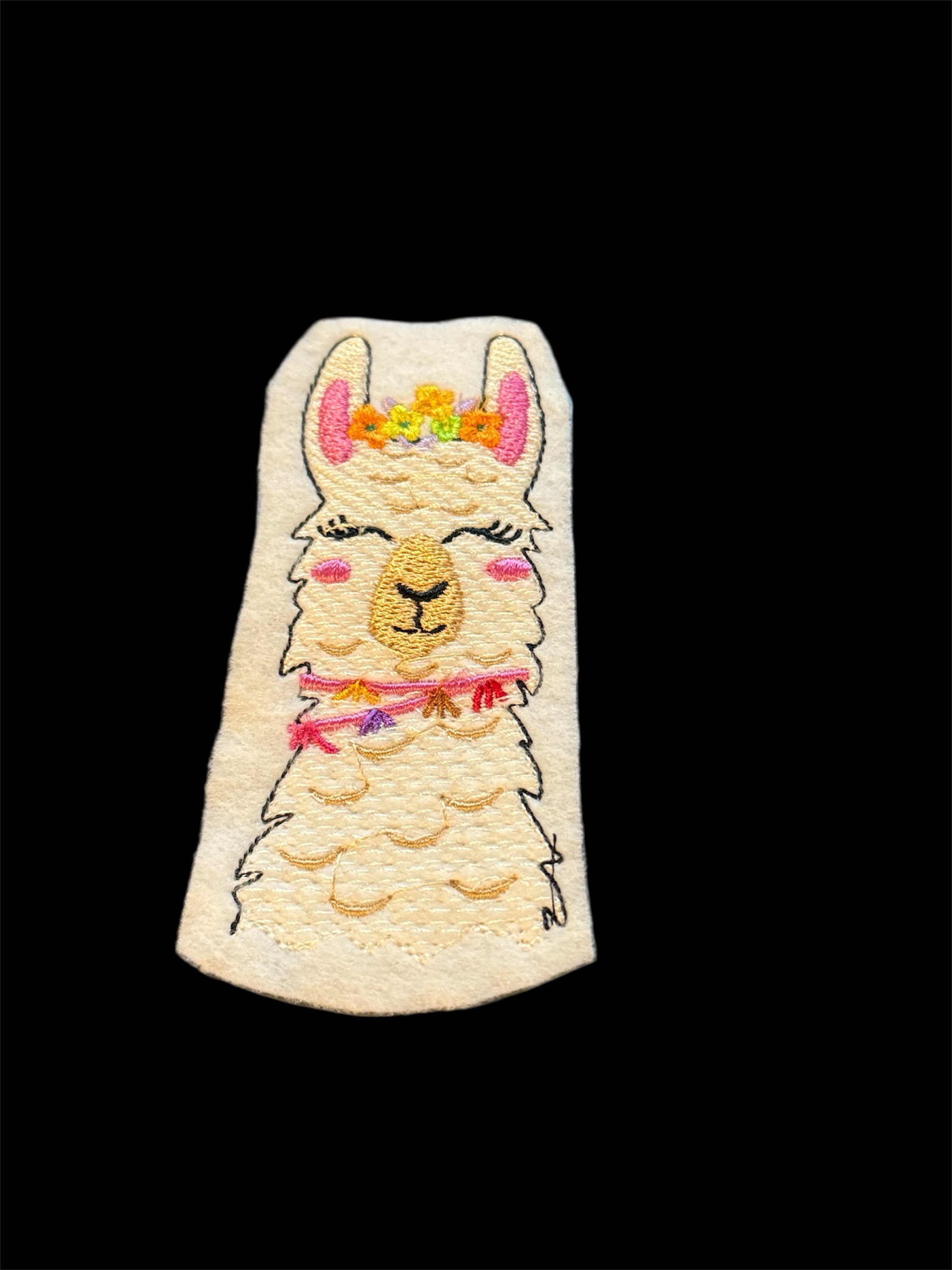 Llama Iron On Embroidered Patch